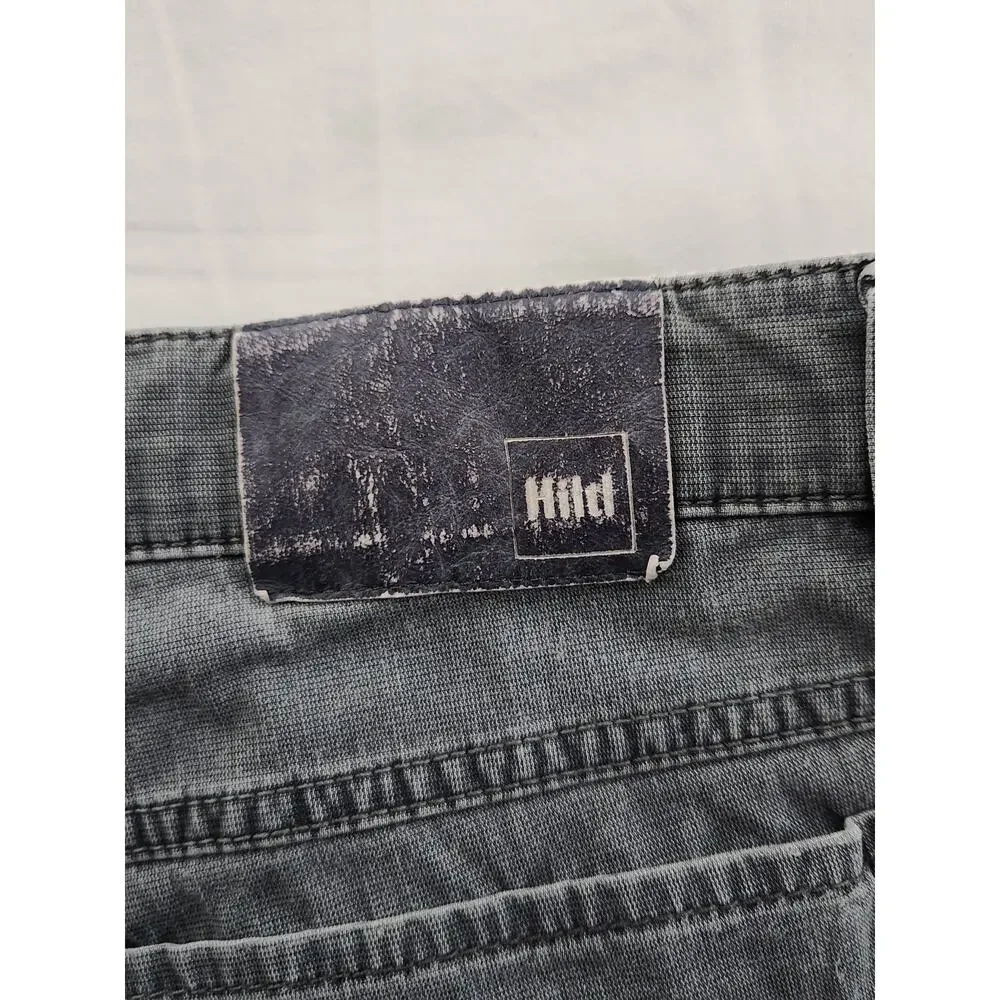 Hiltl Dude Men's Contemporary Fit Denim Straight Leg Jeans Gray Size 36/34 - Picture 12 of 12